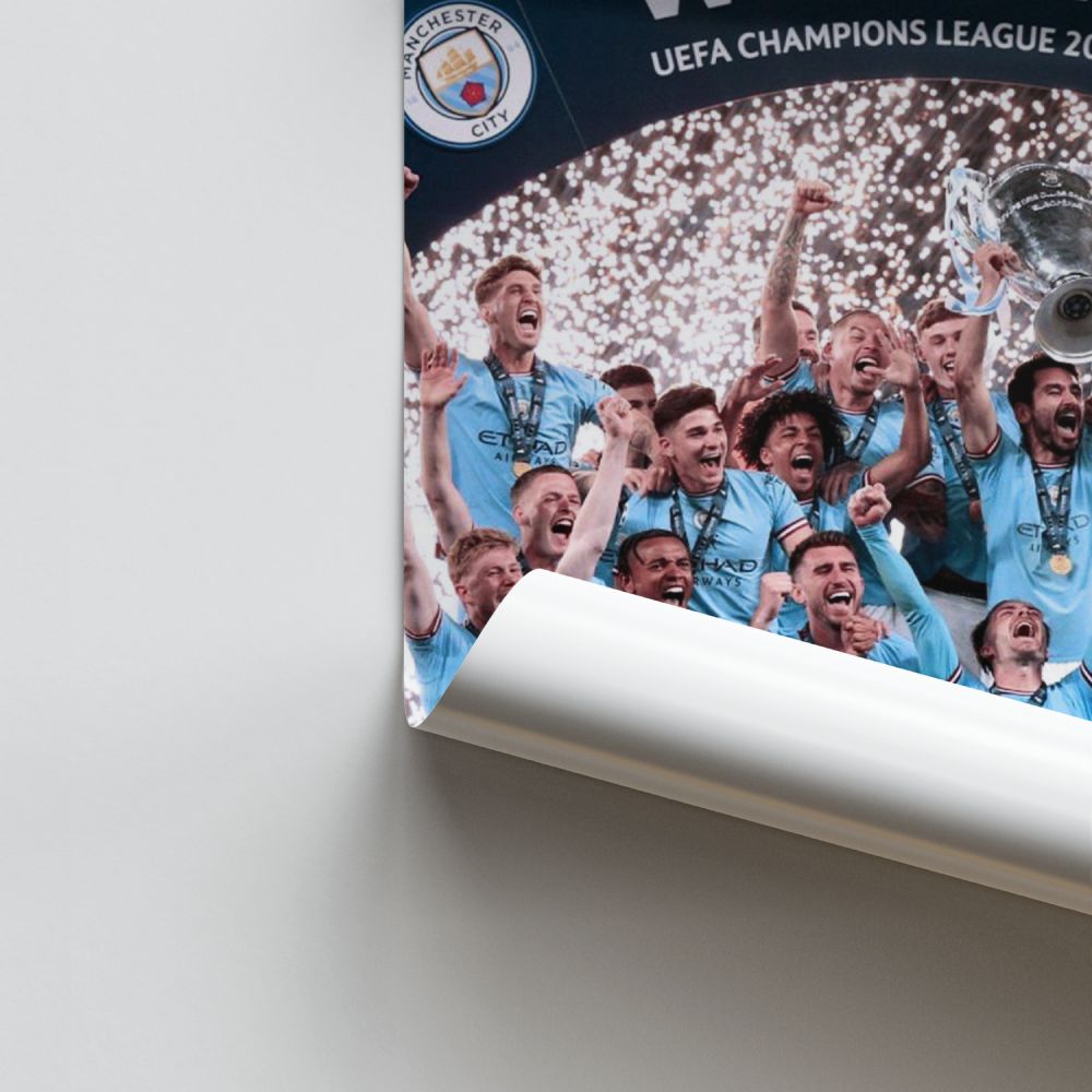 Manifesto celebrativo del Manchester City