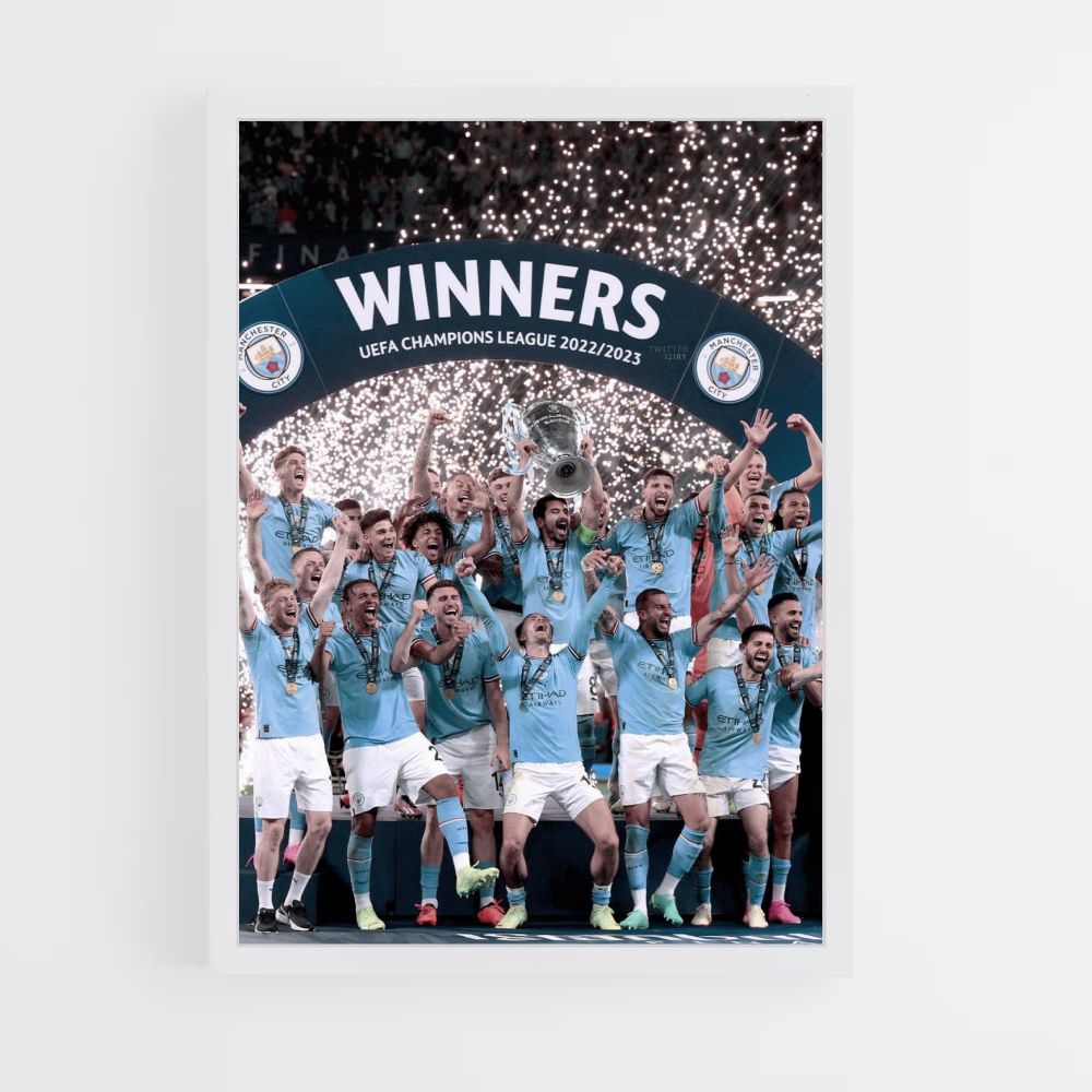 Manifesto celebrativo del Manchester City