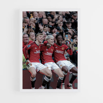 Poster della squadra del Manchester United