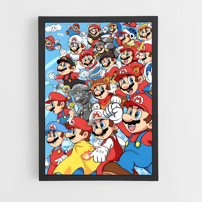 mario-5 cadre Noir
