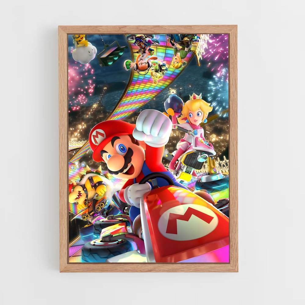 mario-6 cadre Bois clair