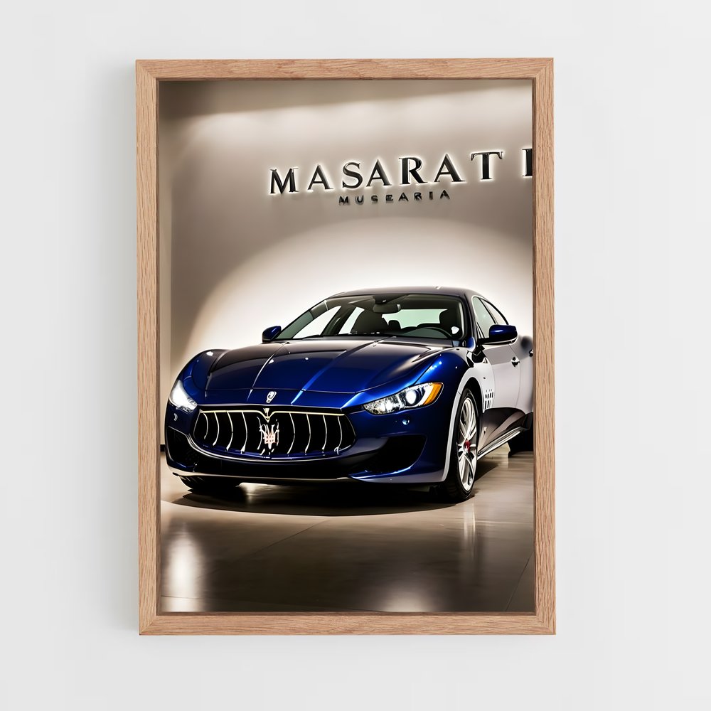 maserati-9 cadre Bois clair