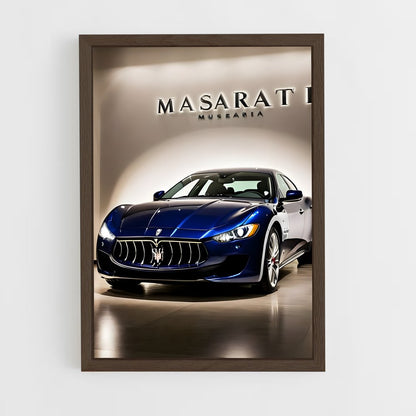 maserati-9 cadre Bois foncé