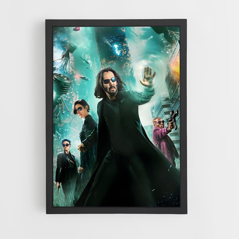 matrix-19 cadre Noir