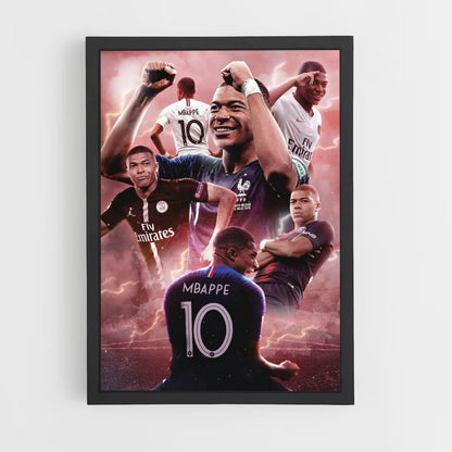 Poster Collage di Mbappé