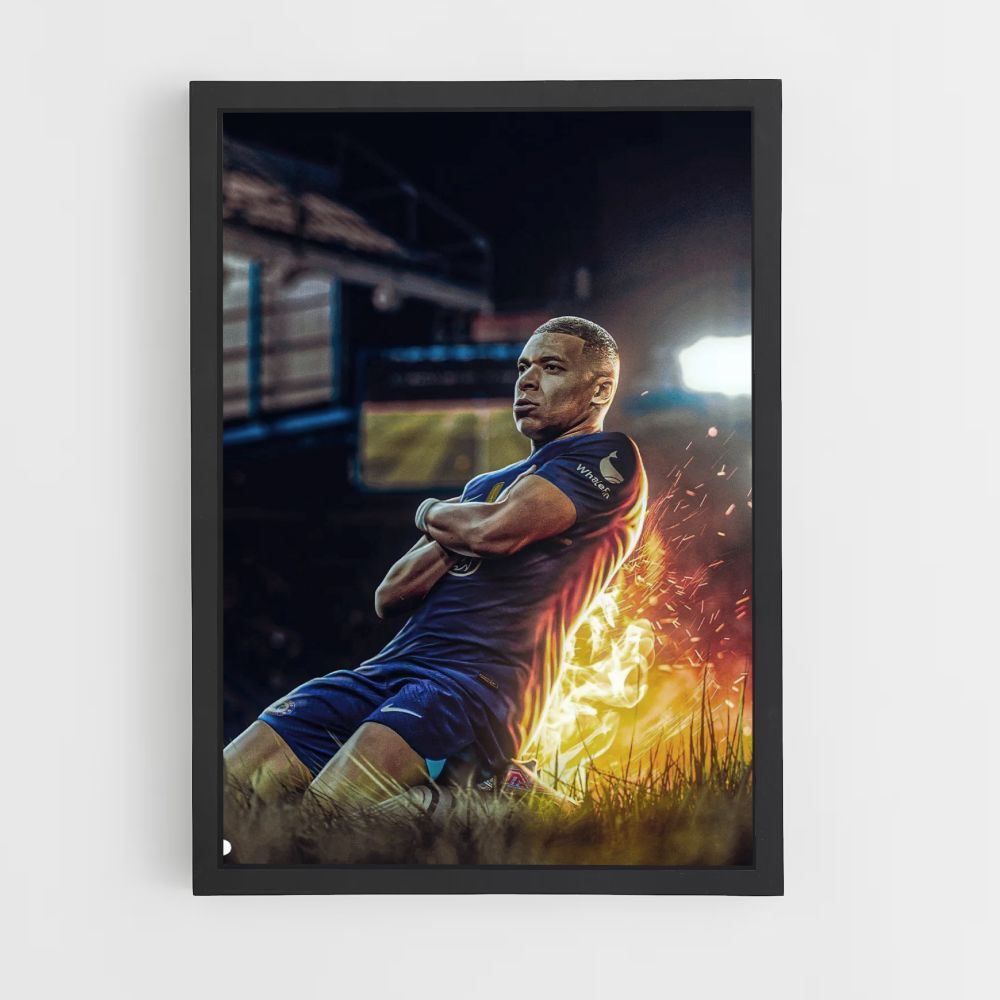 Poster Mbappé Fuoco