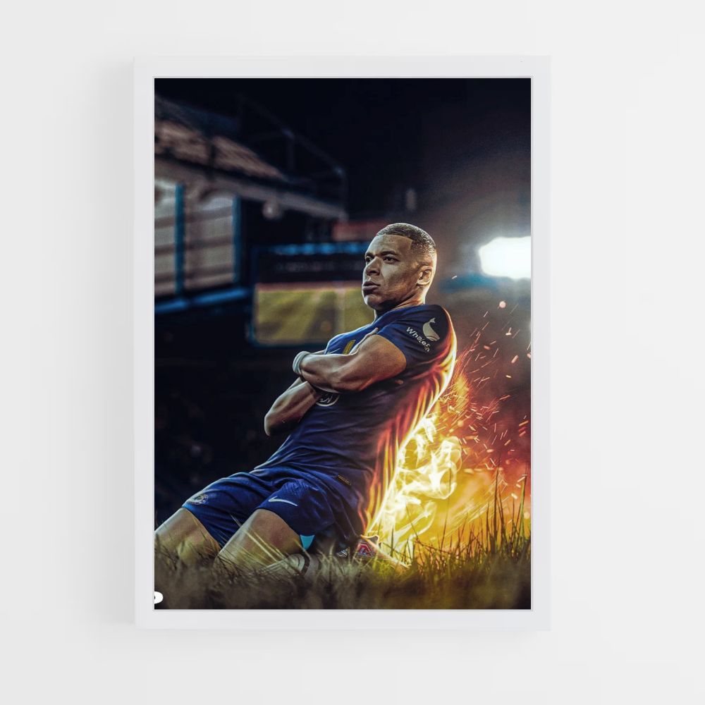 Poster Mbappé Fuoco