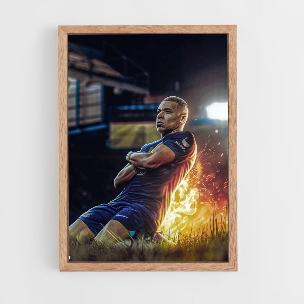 Poster Mbappé Fuoco