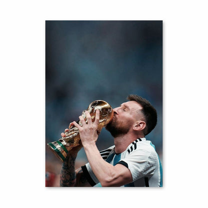 Poster Messi Campione del mondo