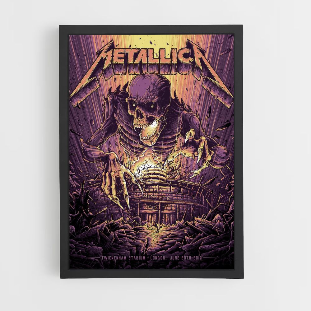 Poster Metallica Londra