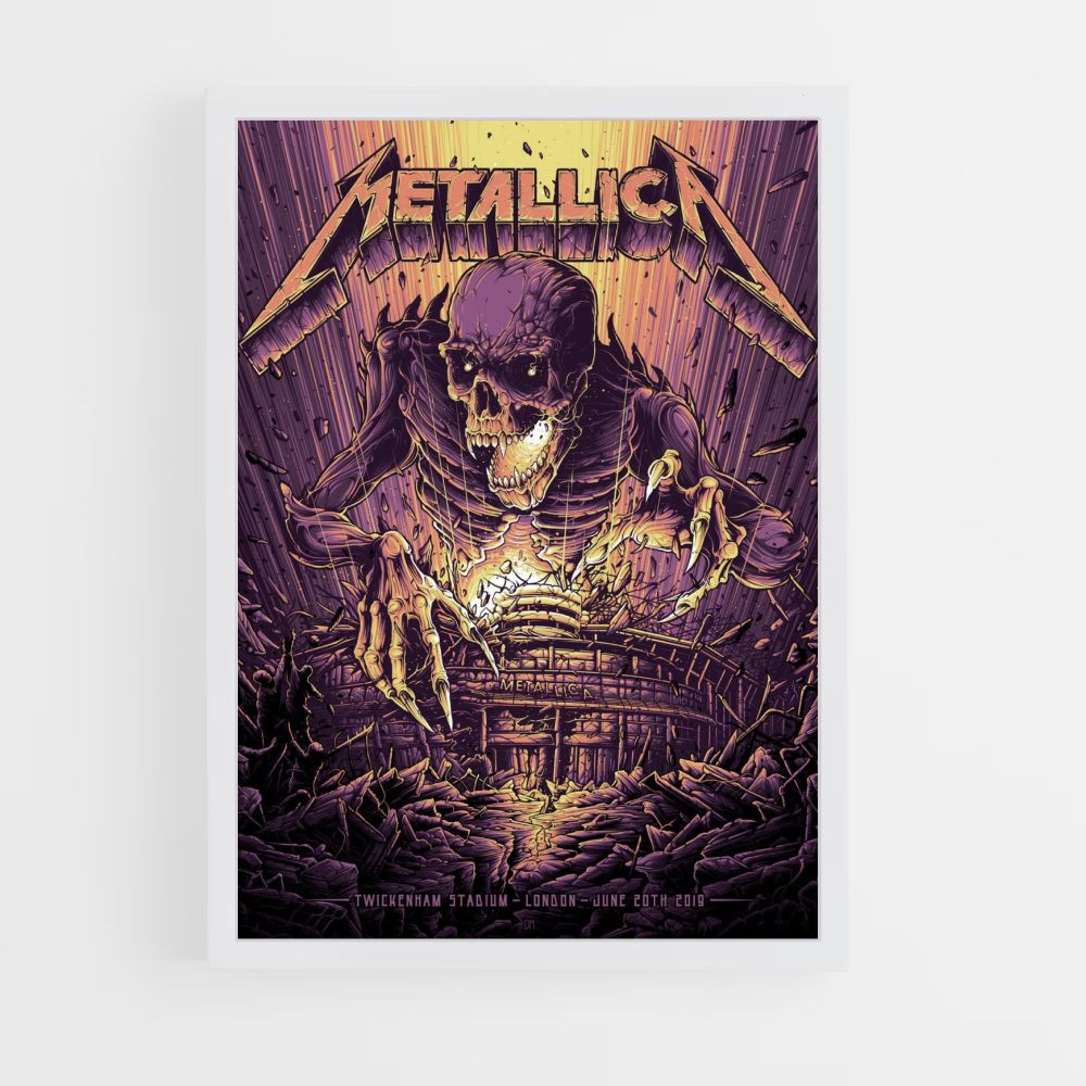 Poster Metallica Londra