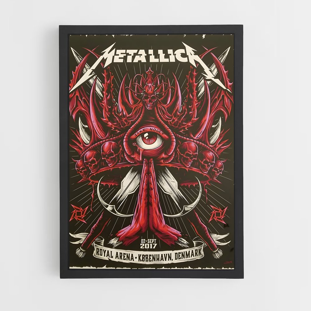 metallica-5 cadre Noir
