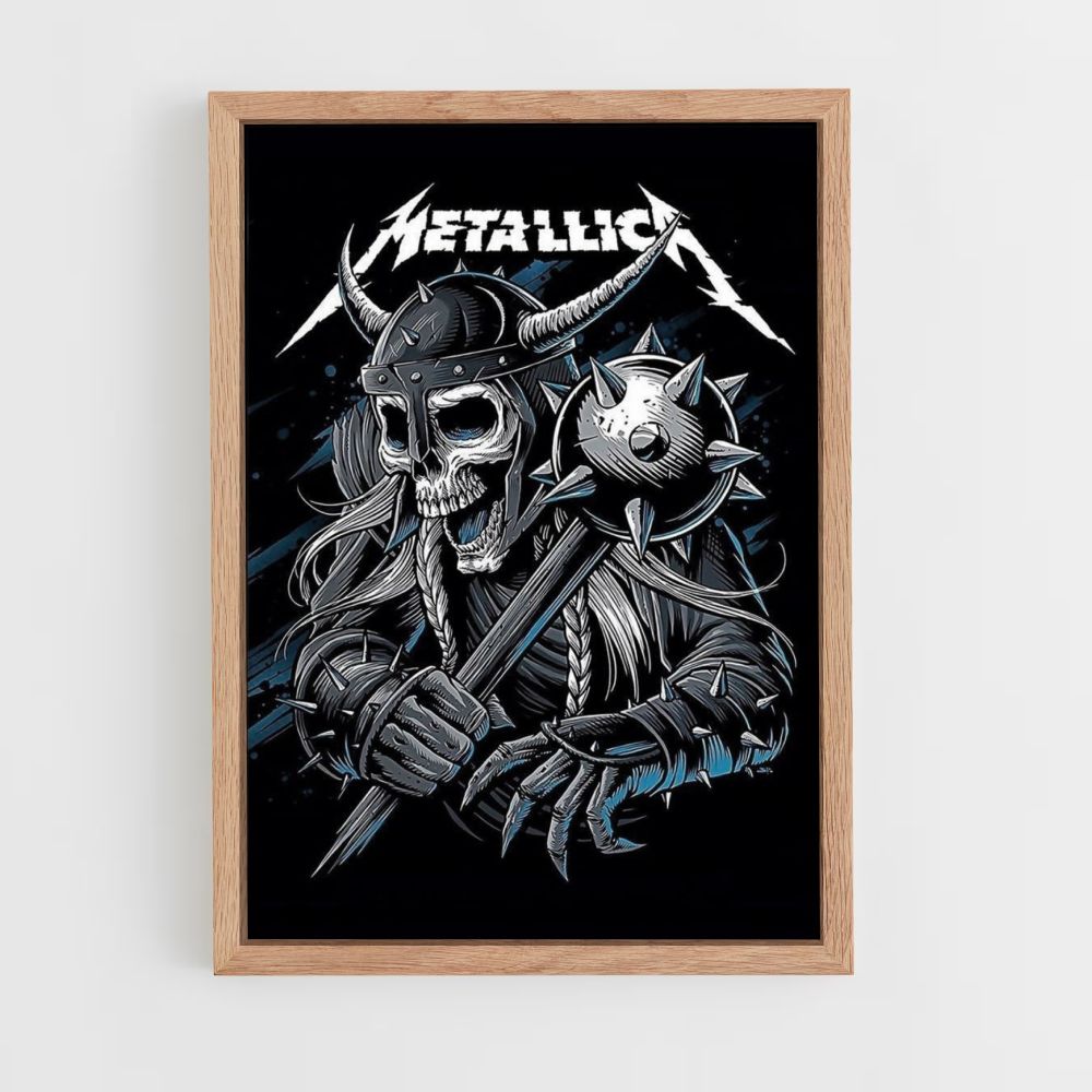 Poster Metallica vichingo