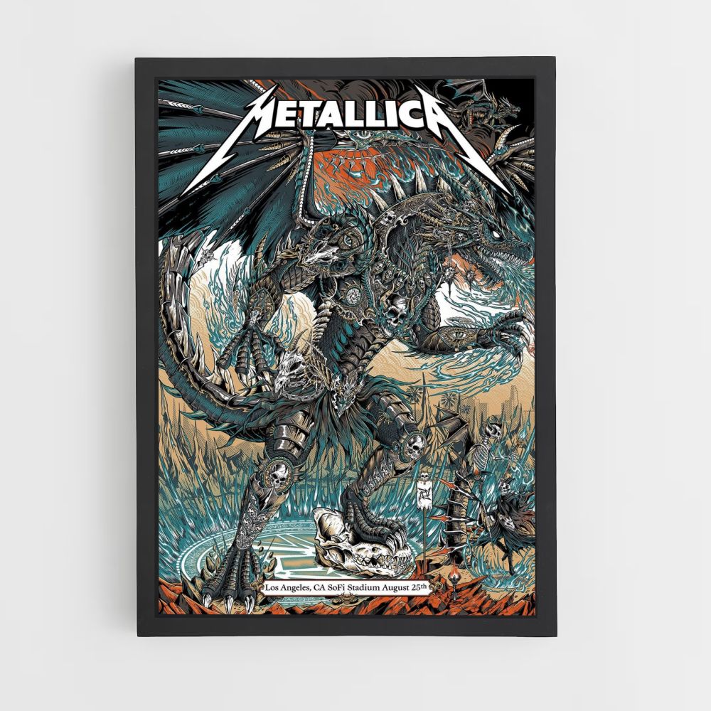 Poster Drago dei Metallica