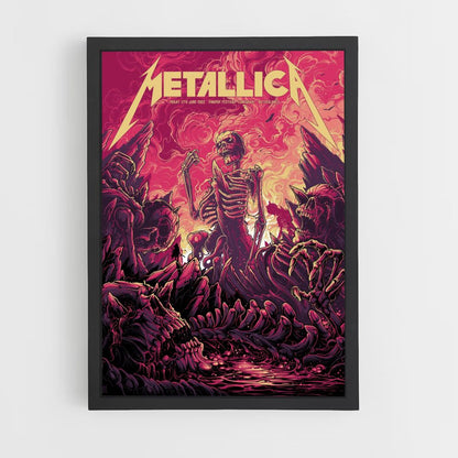 Poster di scheletro dei Metallica