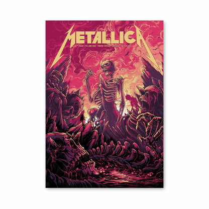 Poster di scheletro dei Metallica