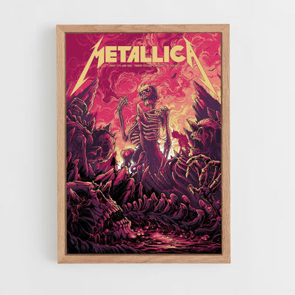 Poster di scheletro dei Metallica