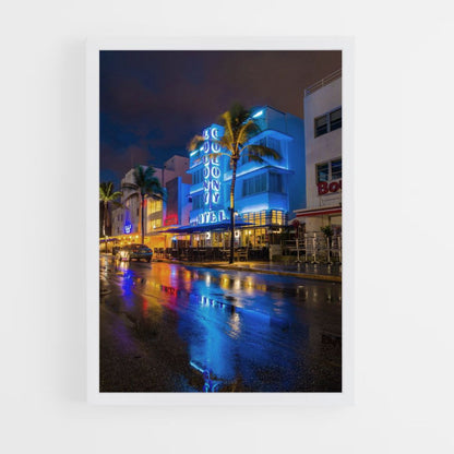 Poster Neon Miami