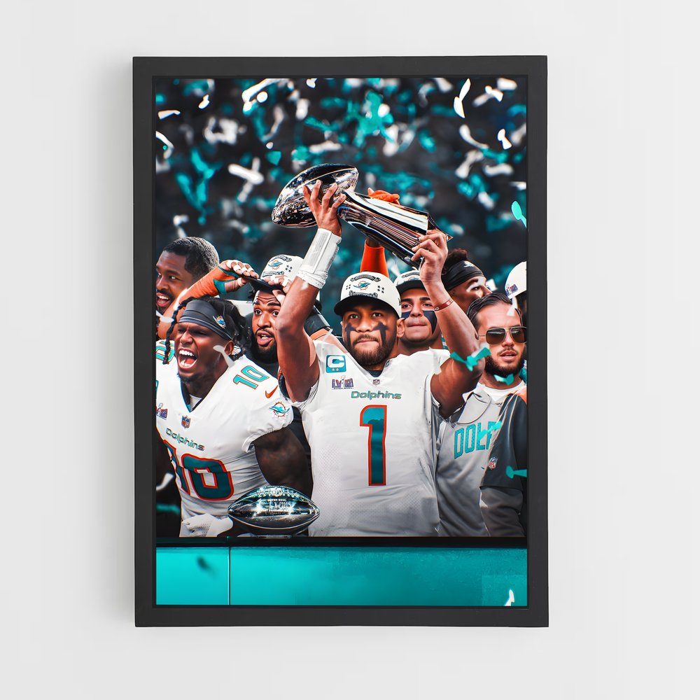 miami-dolphins-18 cadre Noir