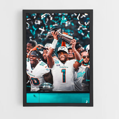 miami-dolphins-18 cadre Noir