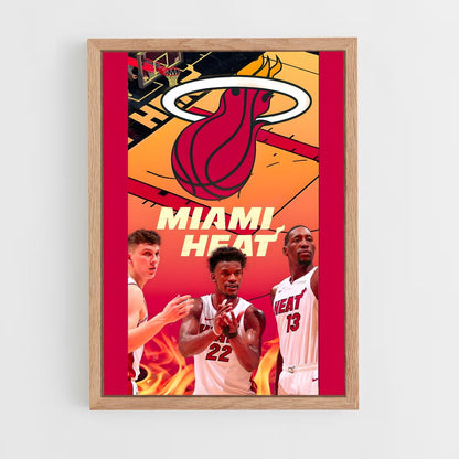 miami-heat-20 cadre Bois clair