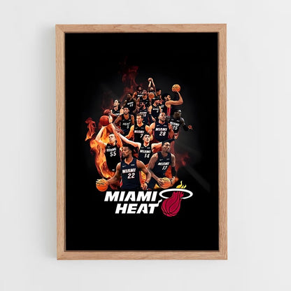 miami-heat-9 cadre Bois clair
