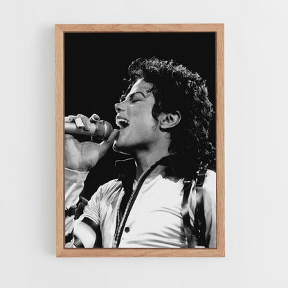 Poster Michael Jackson canta