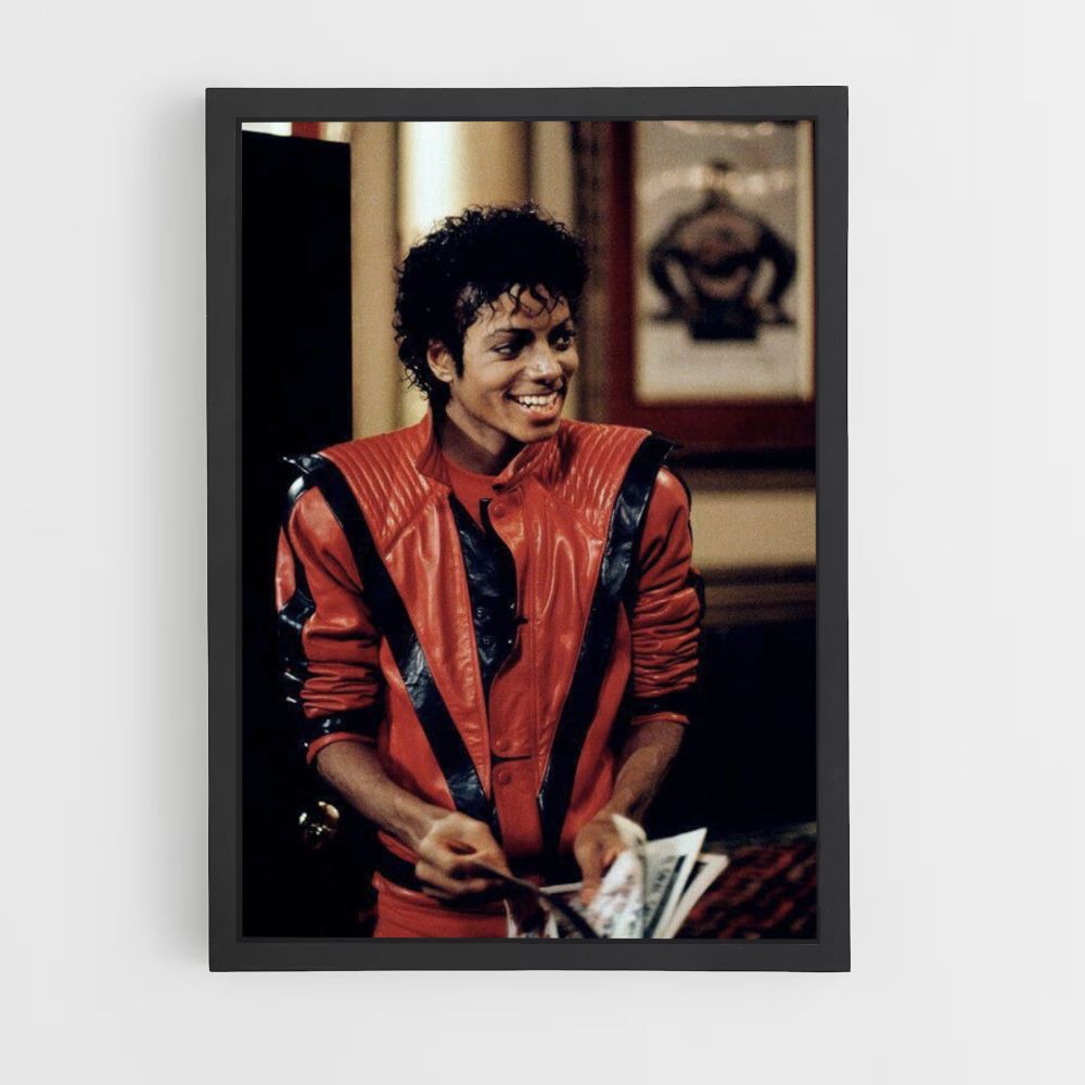 Manifesto Michael Jackson Rosso