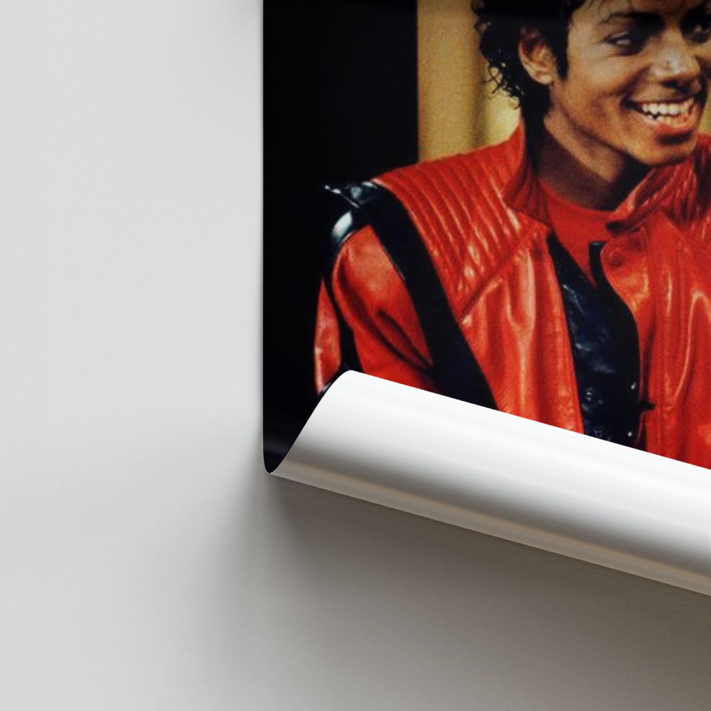 Manifesto Michael Jackson Rosso