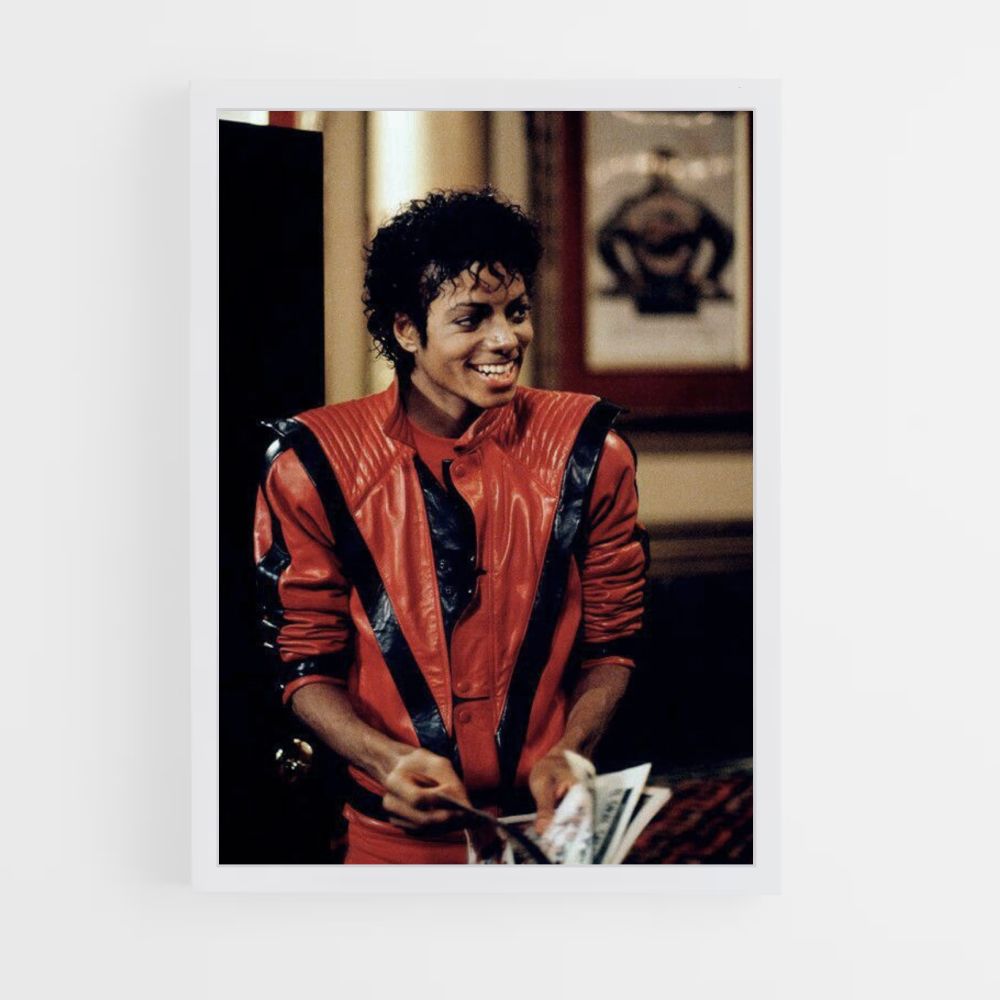 Manifesto Michael Jackson Rosso