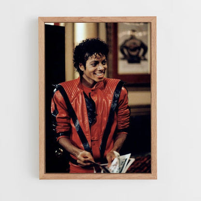 Manifesto Michael Jackson Rosso