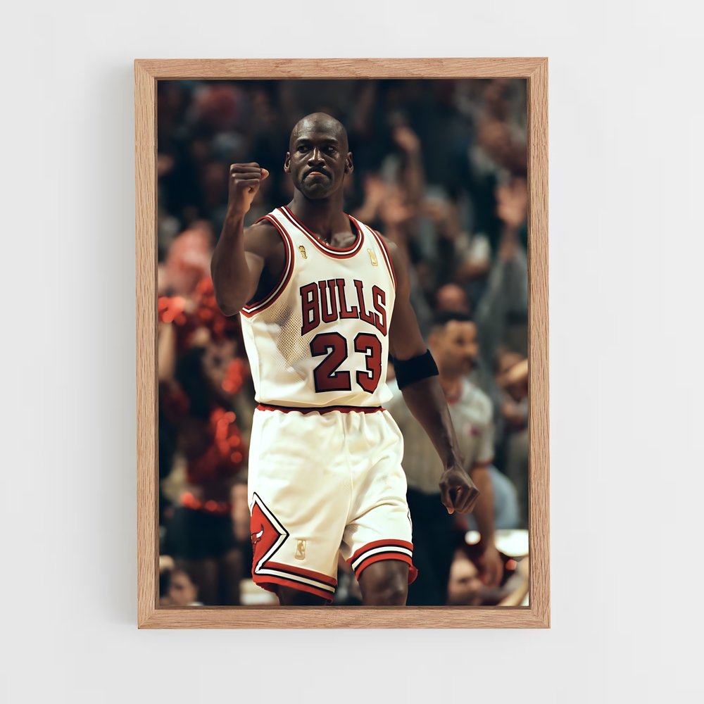 michael-jordan-3 cadre Bois clair