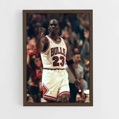 michael-jordan-3 cadre Bois foncé