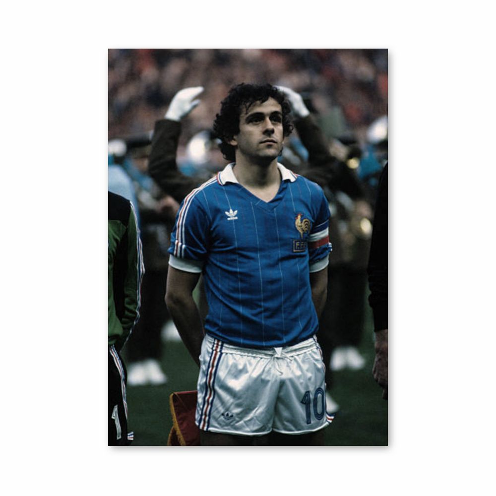 Poster Michel Platini Francia