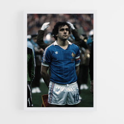 Poster Michel Platini Francia