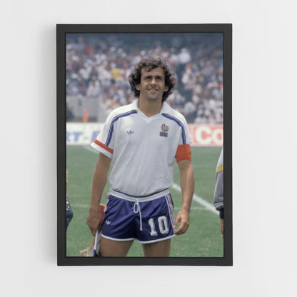 Poster Michel Platini 10 Francia