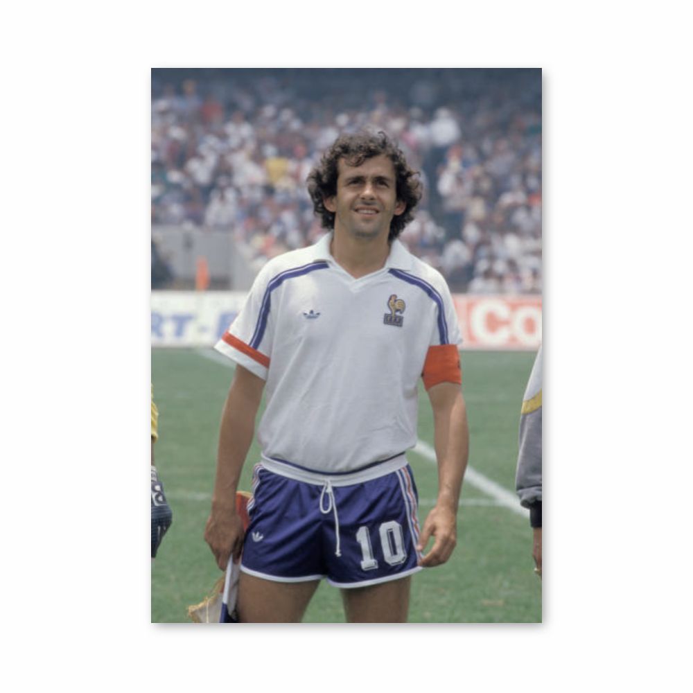 Poster Michel Platini 10 Francia