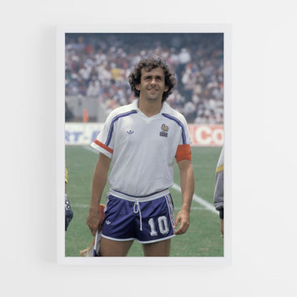 Poster Michel Platini 10 Francia