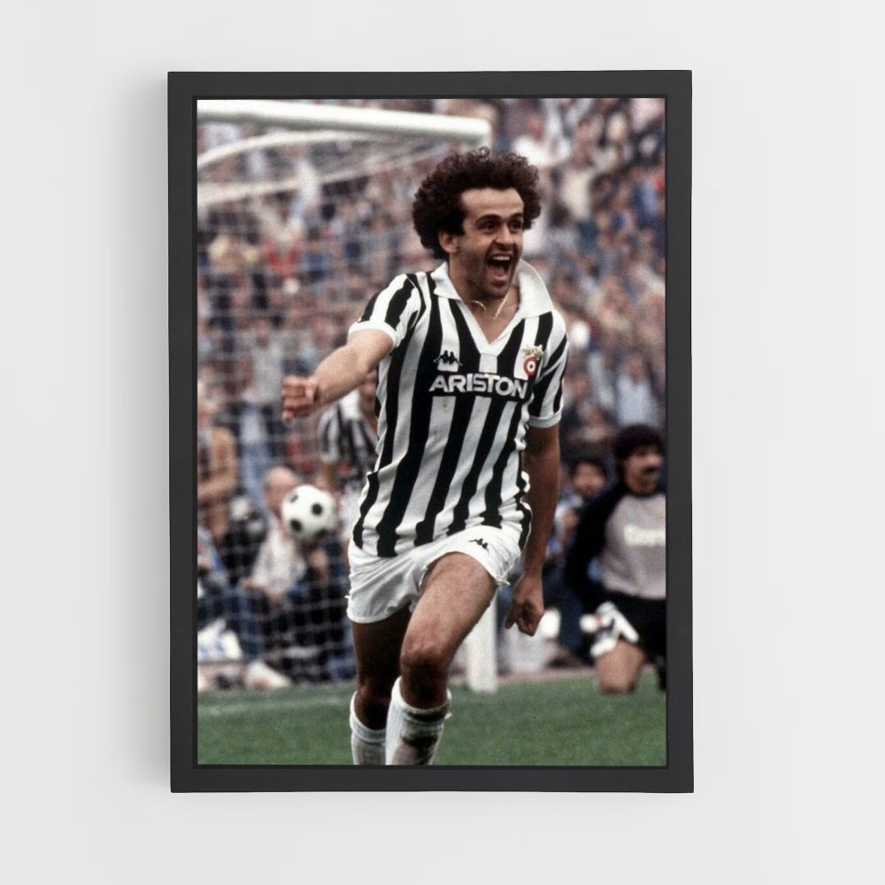 Poster Michel Platini Giocatore