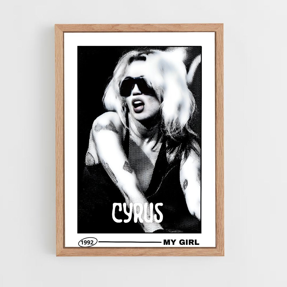 miley-cyrus-5 cadre Bois clair