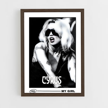 miley-cyrus-5 cadre Bois foncé