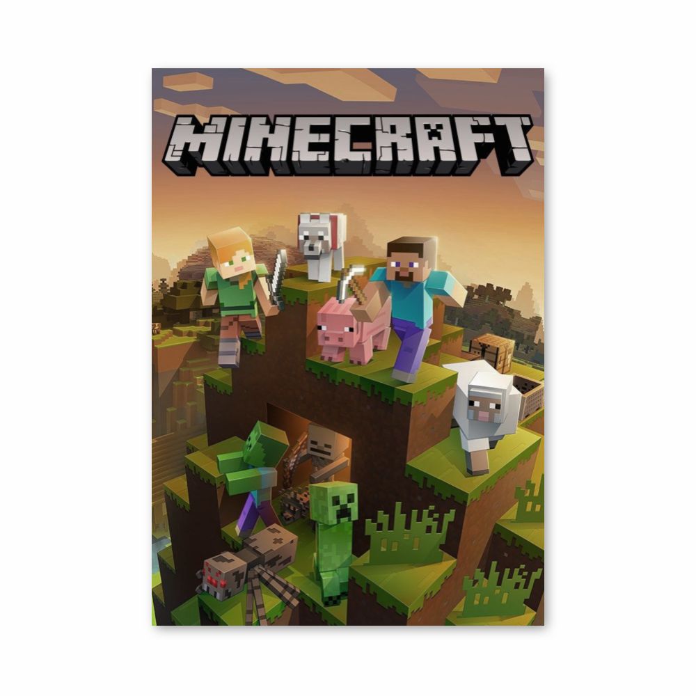 Poster Avventura di Minecraft