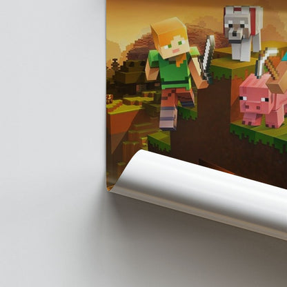 Poster Avventura di Minecraft