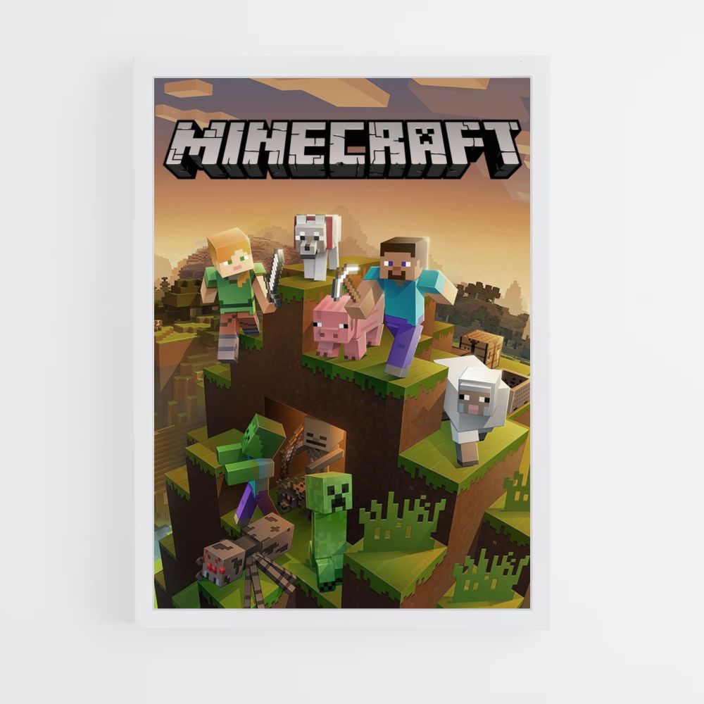 Poster Avventura di Minecraft