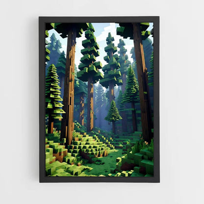 Poster della foresta di Minecraft