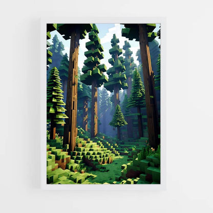 Poster della foresta di Minecraft