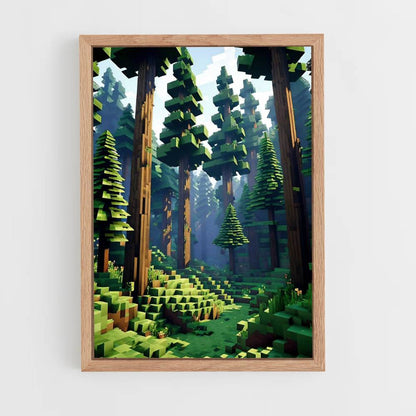 Poster della foresta di Minecraft