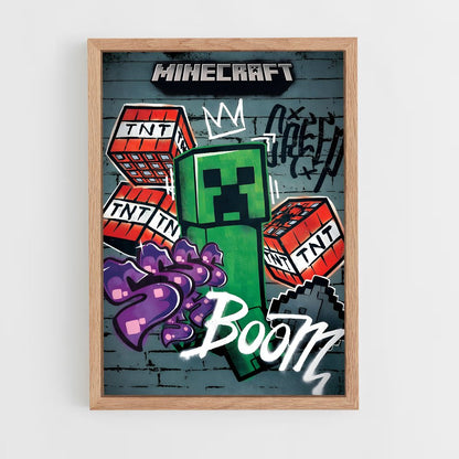 minecraft-3 cadre Bois clair