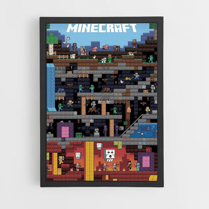 Poster Mondo di Minecraft