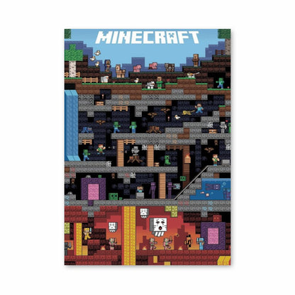 Poster Mondo di Minecraft